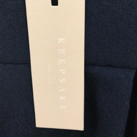 Keepsake ‘Shake Up and Flare’ Navy Blue Dress XXS - Picture 7 of 8